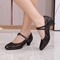 Black Indoor Wool Sole 6CM