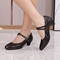 Black Indoor Wool Sole 3.5CM