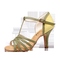 High-end Version Green Mango Five-strap Flat Strip T-shaped 8.0 Tapered Heel