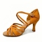 311 Almond Brown Seven-point Heel