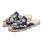 Flax gold leaf slippers