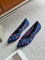Blue, Red and Black Leopard