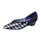 Blue Houndstooth + Blue