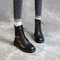 Black leather lining